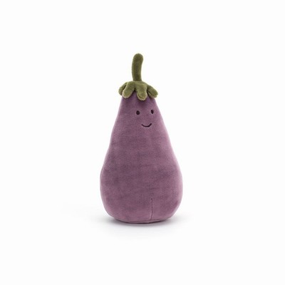 Jellycat Vivacious Vegetable Aubergine | FZDS-68574